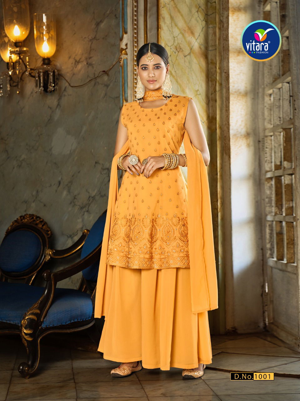 Vitara Lenora New Latest Fancy Festive Wear Heavy Georgette Ready Made Collection